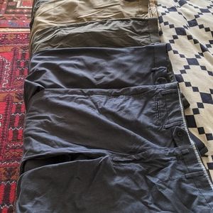 Donated- Lot of Seven pairs of dress slacks 36x30 + 34x30
